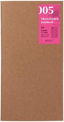 Midori Traveler's Notebook (Refill 005) 2 Month Diary grid
