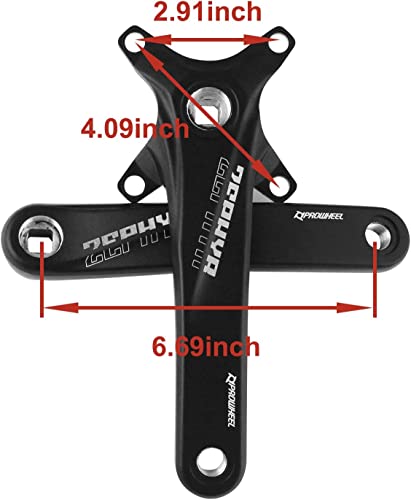 Guarnitura Quadrata da 170 mm per Mountain Bike