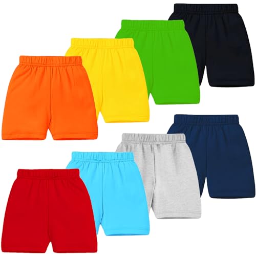 Image of Kuchipoo Boys Regular Fit Cotton Shorts - Pack of 8
