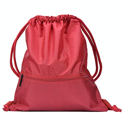 TangMengYun Kordelzug Rucksack Einfache Outdoor Reisetasche Fitness Aufbewahrungstasche Sport Rucksack (Color : A, Größe : 42 * 50CM) Cover