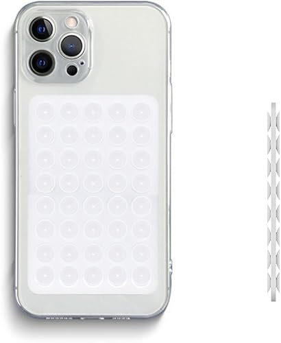 Funda de silicona de doble cara con succión para teléfono (compatible con iPhone y Android, soporte de accesorio de teléfono manos libres para