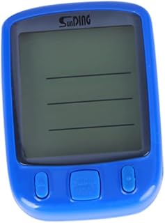 Toddmomy Minipc Exercise Bike Lcd Speedometer with Lcd Motor Mountain Bike Computer Monitor Black Bike Odometer and Speedometer Computer for Cycling Bike Speedometer for Riding Stopwatch