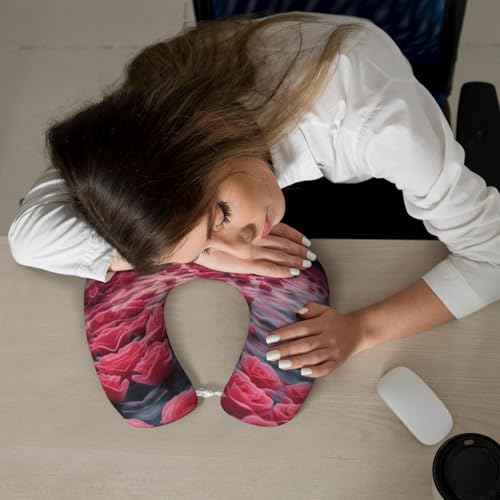 Almohada de espuma memory espuma de viaje y lavable miniatura 6