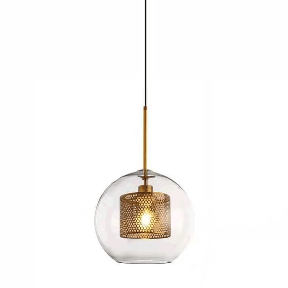 Lampe suspendue de chevet E27 en verre pour créer une ambiance cocooning dans votre chambre