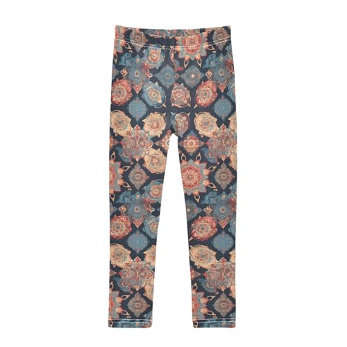 Bohemian Mandala Kids Baby Girls Legging Fashion High Waisted Athleisure Pants Running