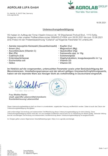 Collanol – Innovation in der Pflege gesunder Gelenke Flüssige Formel in einer Doppelkapsel 3D- Kollagen + Mizell-Extrakt von Curcumawurzeln 1 Kapsel/Tag. Laborgeprüft (60 Kapseln)