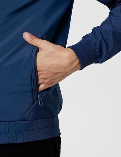 Image of Qube By Fort Collins Men's Polyester Standard Length Regular Fit Reversible Winter Jacket with Ribbed Cuffs & Hood - Warm, Stylish & Versatile