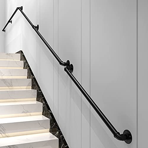 Sécuriser escalier pour seniors support rampe laiton noir 30cm - 3