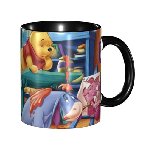 くまのプーさん マグカップ 330ml ティーカップ コーヒーカップ カップ セラミック Mug Cup 軽量 直接ドリップ おしゃれ かわいい 電子レンジ対応 グッズ オフィス 家用 プレゼント