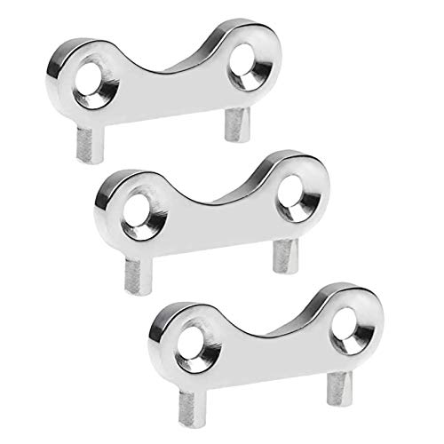 Boot Duurzaam Roestvrij Staal Dek Vulplaat Key Tool Brandstof Gas Water Tank Dek Vullen Afvaldop Sleutelplaat Boot Marine Water Brandstof Tank Gas Afval Cap Marine Boot Water Brandstof Gas Afval Cap 3