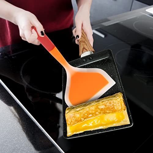 Miniatura 6 de Yumomnom Tamagoyaki Pan - Utensilios De Cocina Japoneses Antiadherentes Para Huevos, Sartén Rectangular Para Tortillas Y Rollos - Accesorios De Cocina Sin Tapa