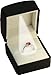 LED Black Ring Box for Proposal, Wedding, Engagement...Luxury Arc Shaped Top Design LED Ring Jewelry Gift Box with Light for Men for Women Box Dimension 2.28〞(W)*2.48〞(D)*1.65〞(H)