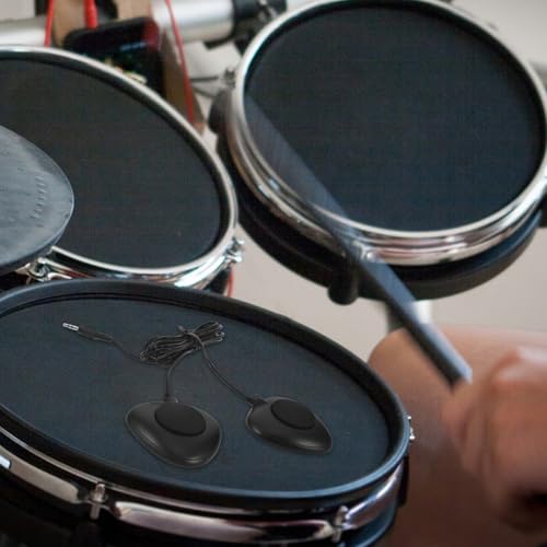 Pedal Electrónico Silencioso de Bombo Doble para Batería miniatura 6