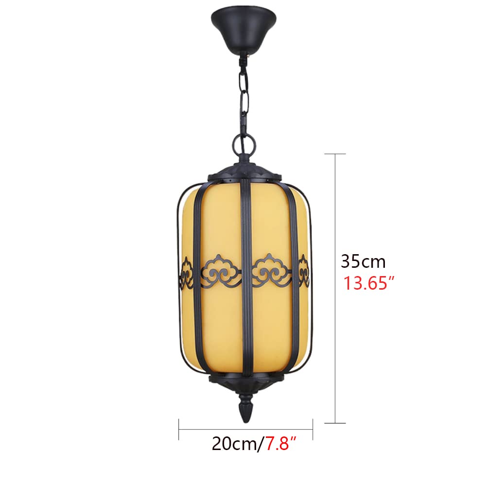 Lampa zewnętrzna Lampa wisząca ogrodowa Brama Przedpokój Balkon Lampa wisząca Latarnia Wodoodporna antykorozyjna Korytarz Alejek Dziedziniec Przednie drzwi Lampy sufitowe