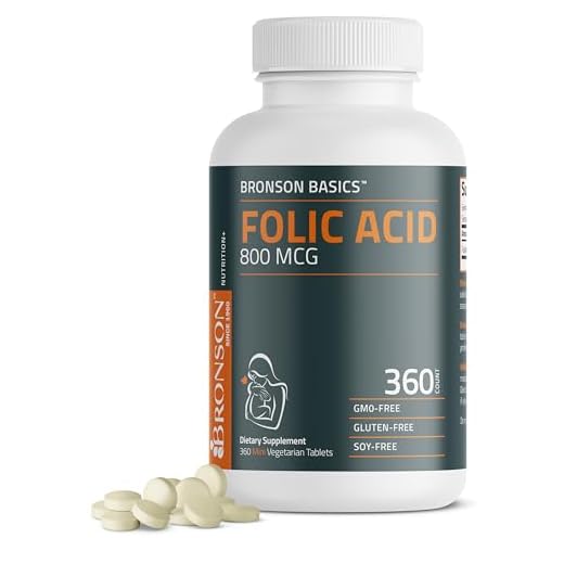 Bronson Folic Acid 800 MCG 360 Tablets