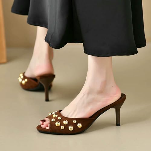 Fashion Sense Women Summer Open Toe Slippers Fashion Party Dress Shoes Ladies High Heel Slides4