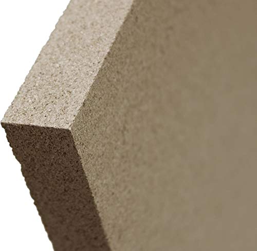 Lamiera vermiculite SENDEO Spessore 25 mm, 400 x 300 mm, 4 pezzi)