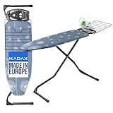 KADAX Bügelbrett mit ausziehbarem Fach, 120x42 cm