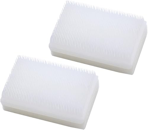 Kit de 2 cepillos sensoriales para terapia de cerdas suaves, cepillo corporal para niños y niñas, color blanco sensorial