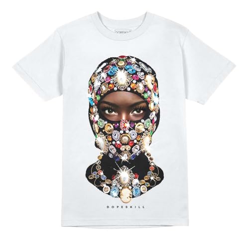 Image of DopeSkill Graphic Tee Streetwear Hip Hop Hypebeast Unisex T-Shirt Sneaker Colour Matching Shirts Rapper Mouth