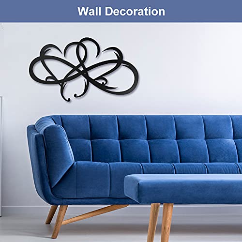 icyant Hartvormige Metalen Wanddecoratie, Infinity Hart Stalen Wanddecoratie, Gepersonaliseerd Metalen Kunst Liefde… - Image 5