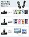 USB C Lavalier Microphone Wireless Mini Mic for Type-C Android Phone/Tablet/PC Video Recording Clip-on Mics with Rotatable Clip&Denoise Recording, Ideal for Vlog Tiktok Youtube Podcast Content Creator