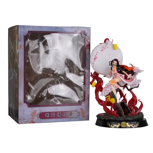 Image of Offo Anime Nezuko Kamado Moon Light Action Figure | Premium PVC Collectible | Lightweight Durable Figurine for Home Decor, Office Desk & Study Table | Gift for Anime Lovers & Collectors