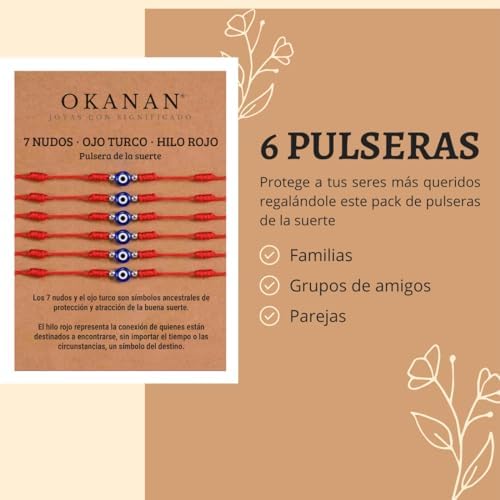 Pack 6 Pulseras de Hilo Rojo 41O XdwpZSL. AC SR38. SL1000