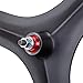 SOLOMONE CAVALLI SC Fixed Gear 700c Tri Spoke 5-Spoke Rim Front Rear Single Speed Fixie Bicycle Wheel Set
