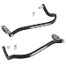 Zeta Drop Down Bend Aluminum Handguards (Pair) for 7/8" Handlebars Black