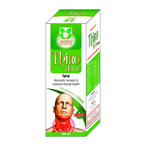Jantayu Panchgavyam THIRO HERB Syrup | 300ml x 2 packs | Ayurvedic Medicine Thyroid Support Supplement Jantayu Panchgavyam THIRO HERB Syrup | 300ml x 2 packs | Ayurvedic Medicine Thyroid Support Supplement