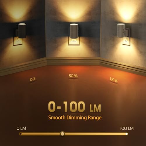 Image of Briignite Night Lights Plug into Wall, Modern LED Night Light Plug in