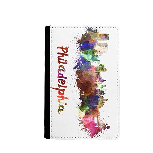 Étui portefeuille de voyage Philadelphia aquarelle porte-cartes