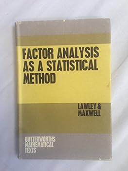 Hardcover Factor Analysis as a Statistical Method Book
