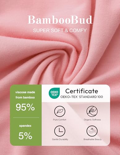 Little Kid's Tank Pajama Set Summer Shorts Pjs Unisex Kids Soft Viscose from Bamboo Sleepwear Pajamas 2T-7Y3