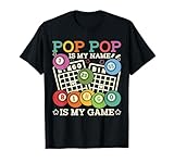 Photo Gallery pop pop è il mio nome bingo è il mio gioco divertente bingo nonno maglietta Photo Gallery pop pop è il mio nome bingo è il mio gioco divertente bingo nonno maglietta