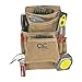 Custom Leathercraft CLC I923X Suede Carpenter's Nail and Tool Bag, 10 Pocket