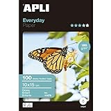 Imprimable recto Apli Papier Photo Glacé 10 x 15 cm 11476