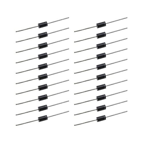 SING F LTD 20pcs Rectifier Diode SR5100 5A 100V Solar Panel Diode Low Reverse Leakage High Efficiency for Automotive Electric Wifeless Audio Television