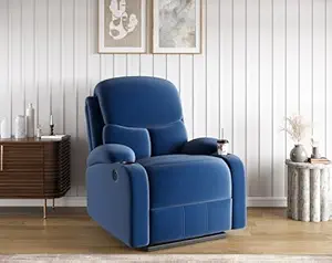 The Couch Cell One Seater Electric Recliner in Suede Velvet