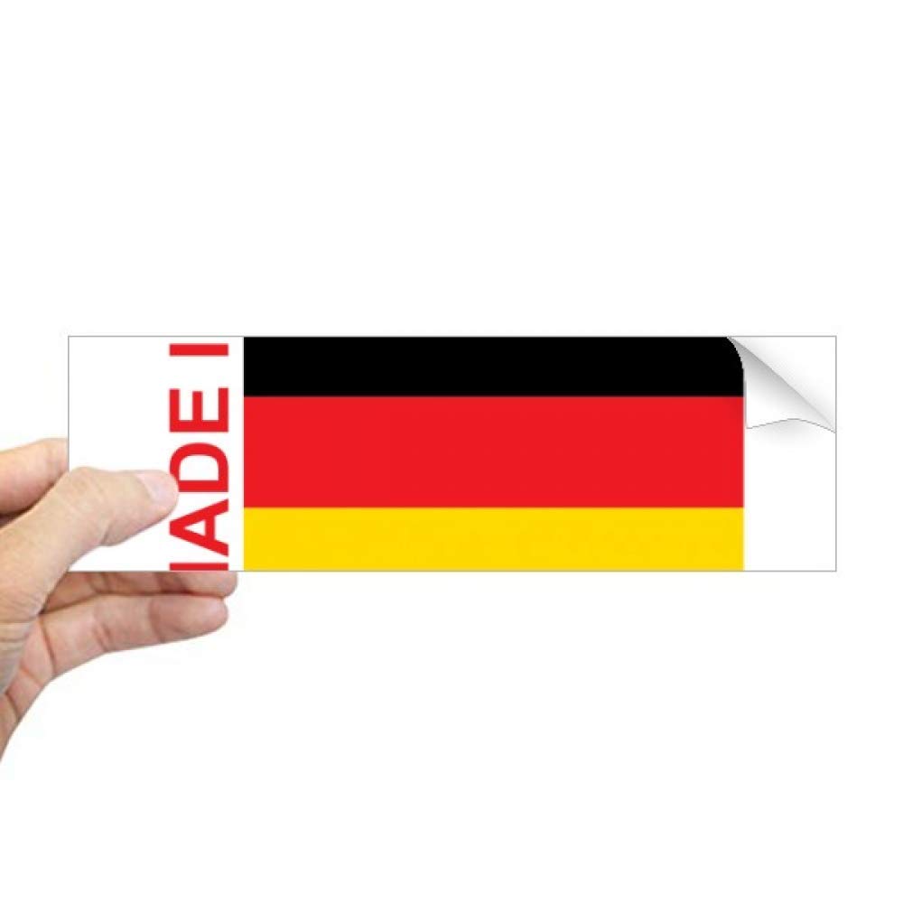 Autocollant rectangulaire pour pare-chocs de voiture fabriqué en Allemagne