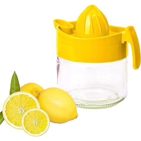 4All Manual Lemon Squeezer with Glass Jar Cover