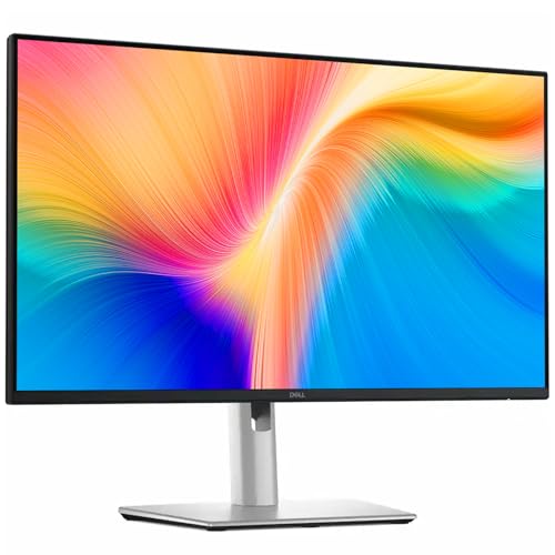 Image of Dell P24 inch Monitor, LED WQHD(2560x1440) - 100Hz Refresh Rate 1500:1 Contrast Ratio, AMD FreeSync - VESA, IPS, Height /Tilt /Pivot /Swivel Adjustability, 2 x DisplayPort & HDMI, USB, Black