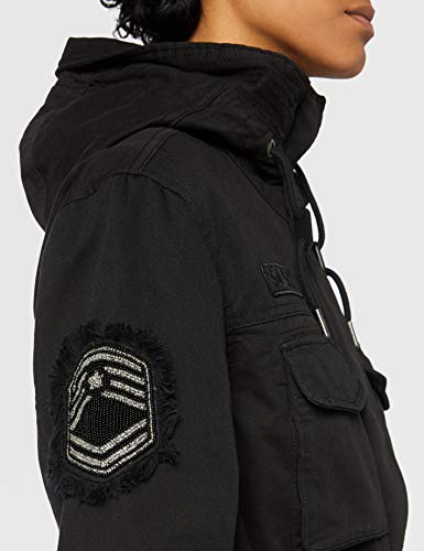 Superdry A1-Casual Jacket Parka, Nero, S Donna
