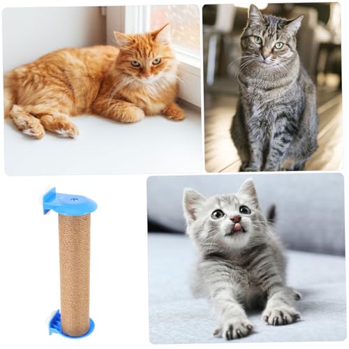 Rascador para gatos POPETPOP de cuerda de yute vertical miniatura 3