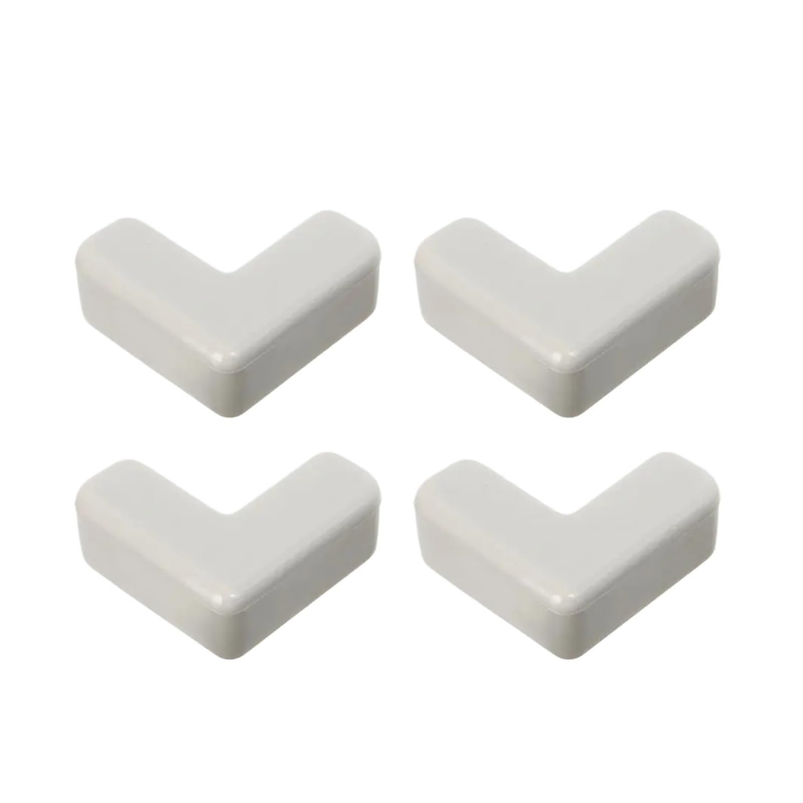 4Pcs Desk Security Table Corner Protector Edge Protection Anticollision Strip Guards(Grey)
