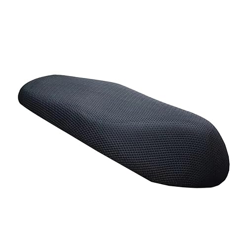 Housse selle moto Fiddle 150 protection siège nylon respirant amovible noire