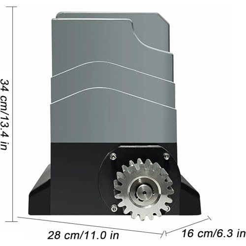 Ouvre-porte coulissant automatique 1200 kg avec télécommandes et capteur étanche - 6