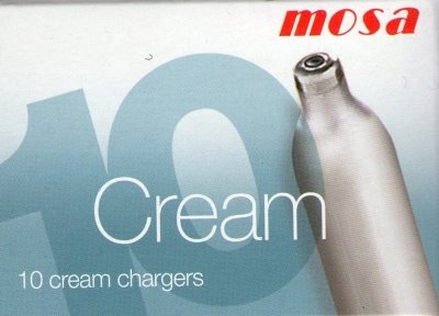 Cartouches pour siphon à espumas et chantilly, la boîte de 360 pièces