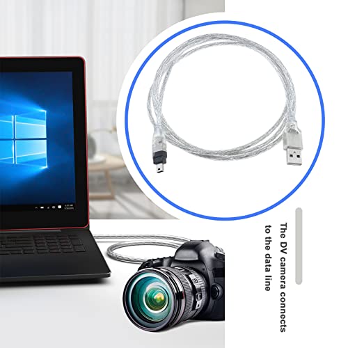 The Lord of the Tools USB Male to Firewire IEEE 1394 4 Pin Male iLink Adapter Cord Cable 1.5m Compatible with Sony DCR-TRV75E DV USB Firewire Cable Accessories - Image 2